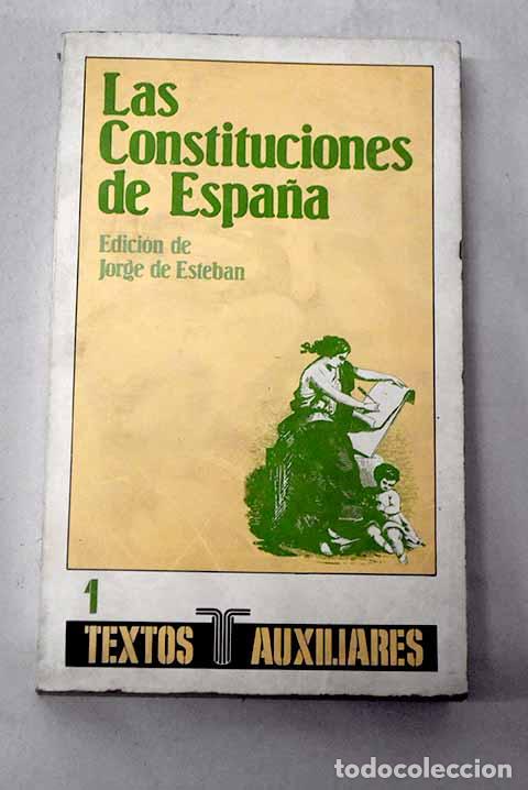 Libros: Las Constituciones de Espa&ntilde;a
