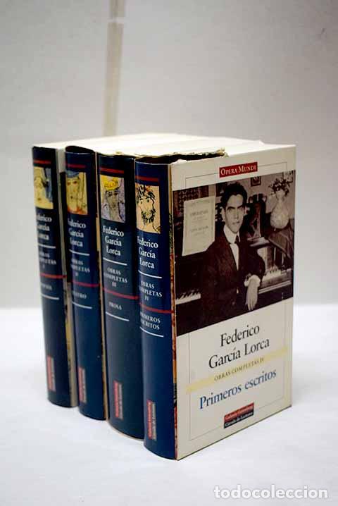 Libros: Obras completas: Garc&iacute;a Lorca, Federico.- Garc&iacute;a Lorca, Federico