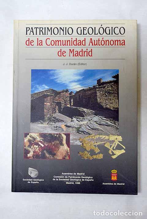 Livros em segunda m&atilde;o: Patrimonio geol&oacute;gico de la Comunidad Aut&oacute;noma de Madrid