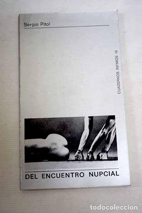 Libros: Del encuentro nupcial.- Pitol, Sergio