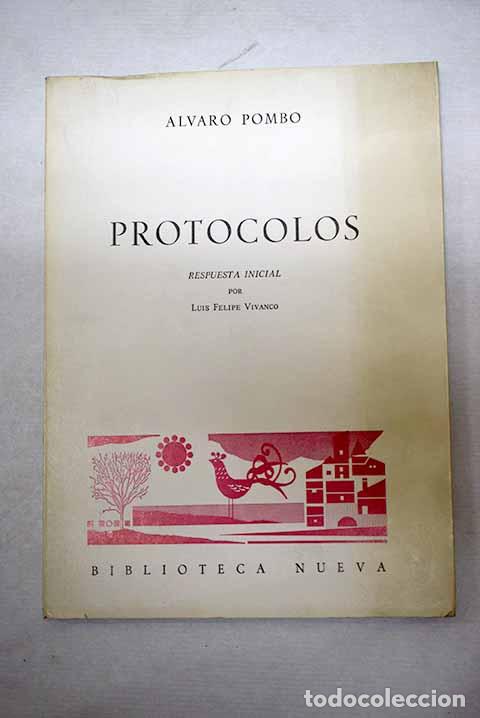 books: Protocolos: Pombo, &Aacute;lvaro.- Pombo, &Aacute;lvaro