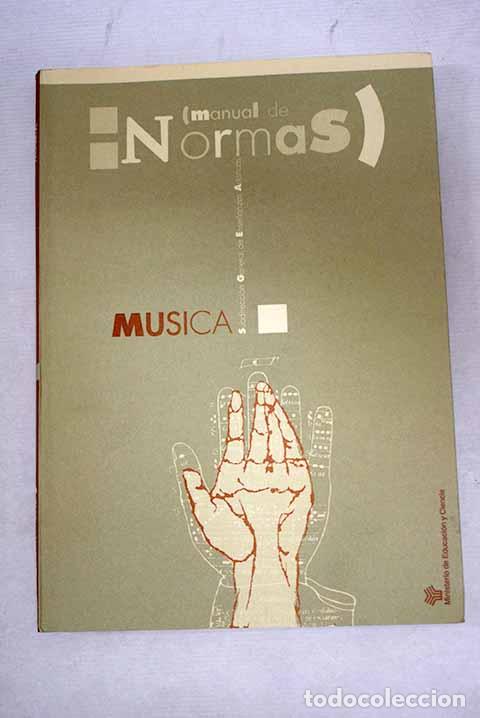 books: Manual de normas: m&uacute;sica