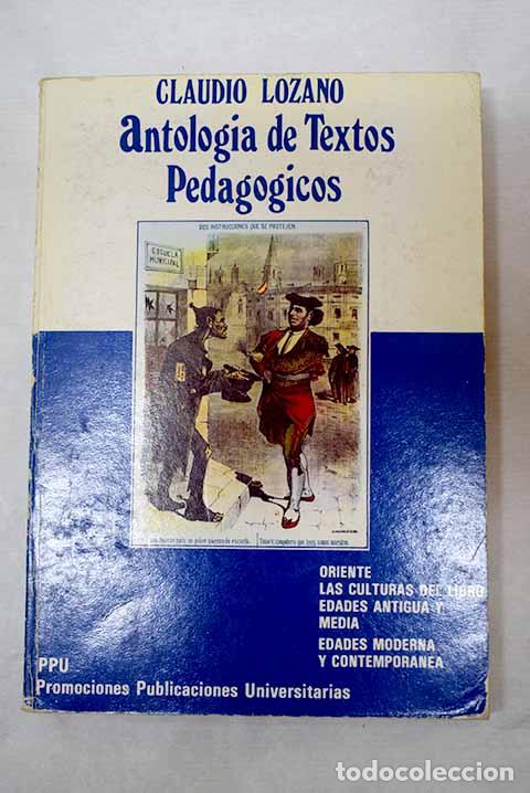 books: Antolog&iacute;a de textos pedag&oacute;gicos