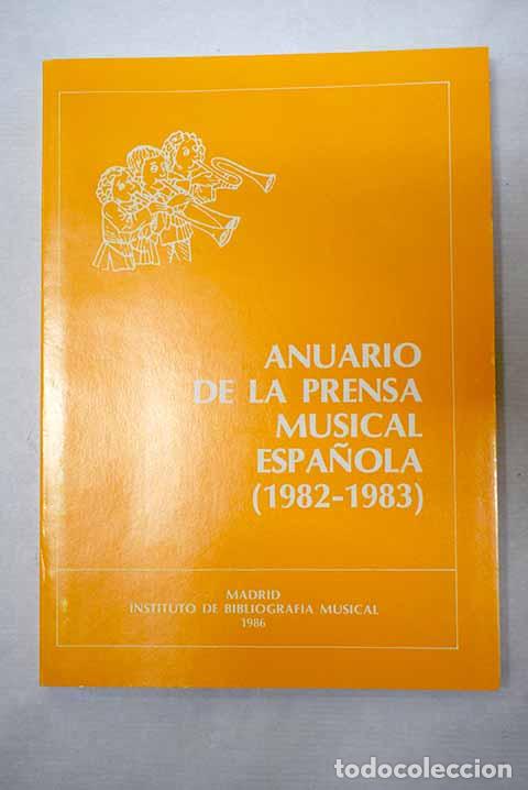 Libros: Anuario de la prensa musical espa&ntilde;ola (1982-1983)