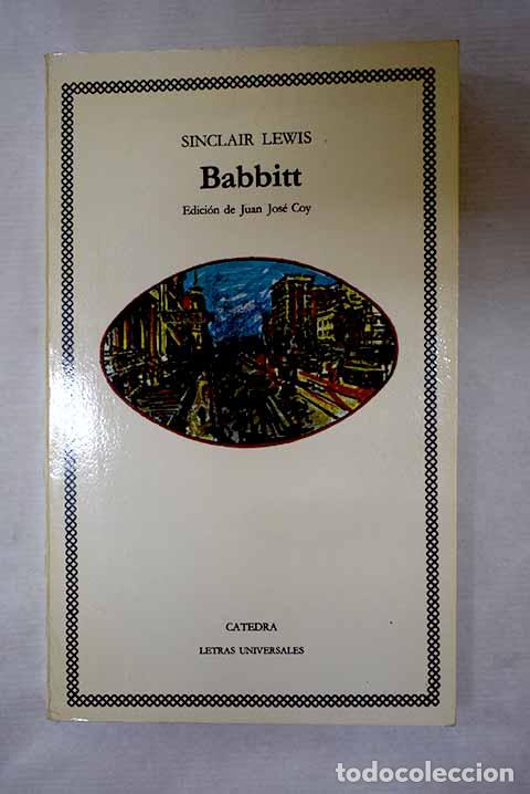 Libros: Babbitt: Lewis, Sinclair.- Lewis, Sinclair
