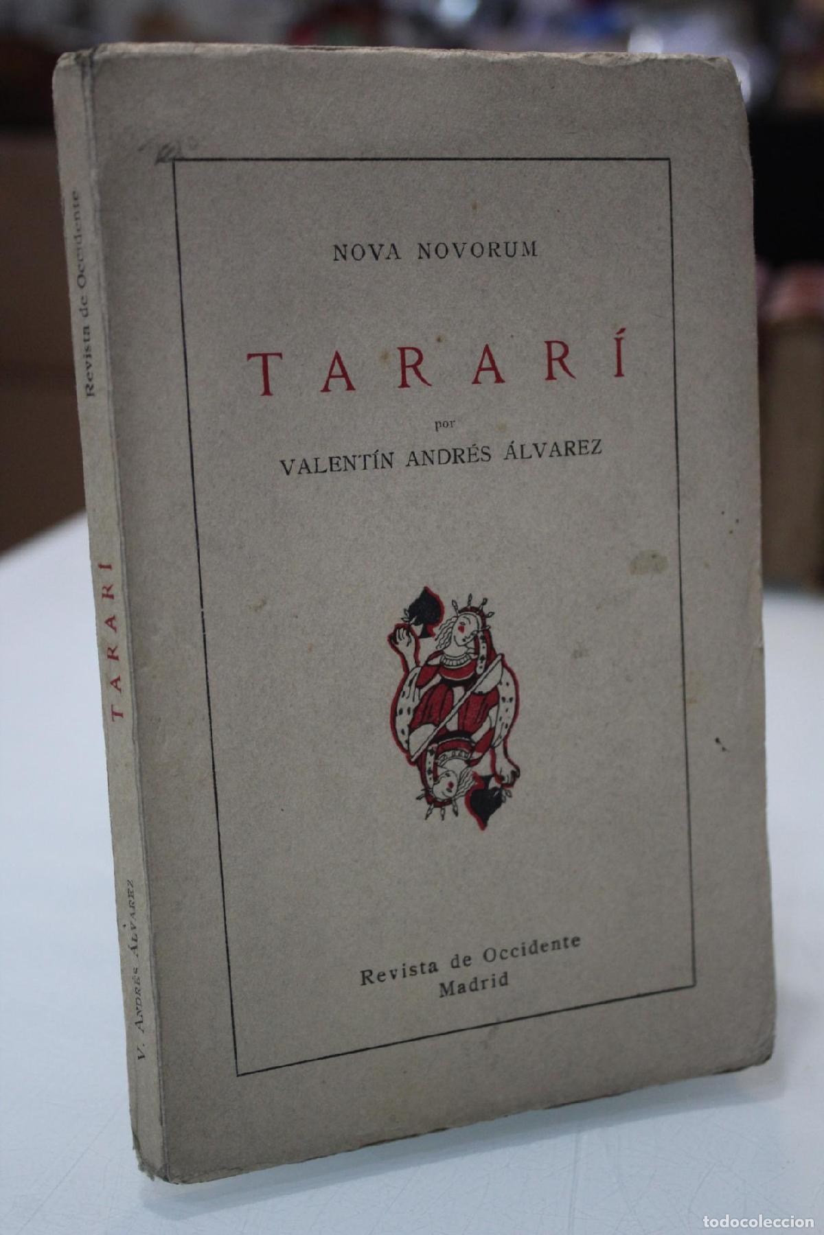 Libros: Tarar&iacute;. Farsa c&oacute;mica en dos actos y un ep&iacute;logo. - &Aacute;lvarez, Valent&iacute;n Andr&eacute;s.