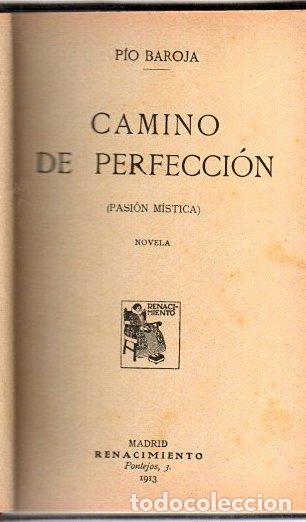 Libros: Camino de perfecci&oacute;n (pasi&oacute;n m&iacute;stica) - Baroja, P&iacute;o