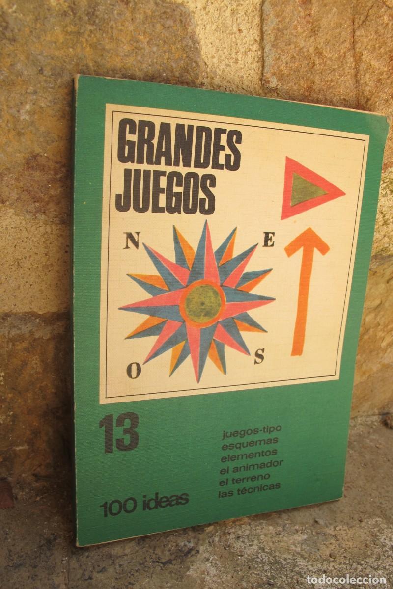 Libros: GRANDES JUEGOS 13. 100 IDEAS JUEGOS-TIPO, ESQUEMAS, ELEMENTOS, EL ANIMADOR, EL TERRENO, LAS TECNICAS