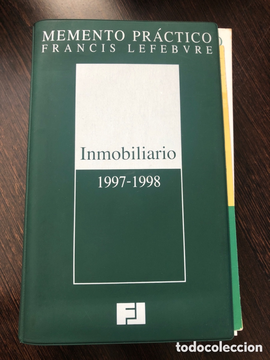 books: MEMENTO PRACTICO FRANCIS LEFEBVRE INMOBILIARIO 1997 1998