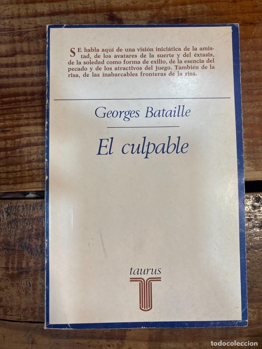 Libros: El Culpable Georges Bataille