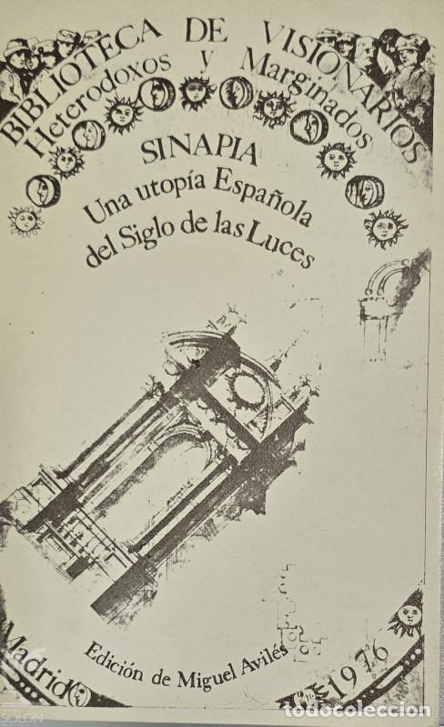 books: Sinapia. Una utop&iacute;a espa&ntilde;ola del Siglo de las Luces - Miguel Avil&eacute;s Fern&aacute;ndez (Editor)
