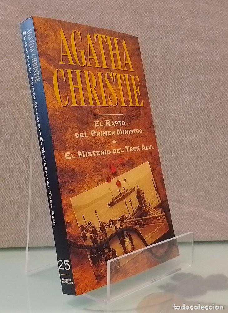 Libros: El rapto del primer ministro. El misterio del tren azul. - Agatha Christie