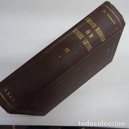 Libros: Sintaxis hist&oacute;rica de la lengua latina II, 1, Las formas personales del verbo.