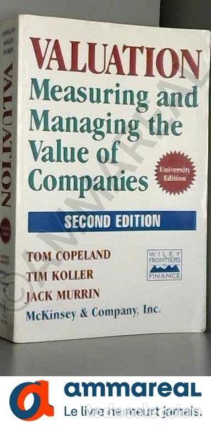 Libros: Valuation: Measuring and Managing the Value of Companies- 9780471086277