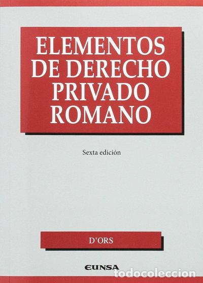 Libros: Elementos de Derecho Privado Romano- 9788431331627