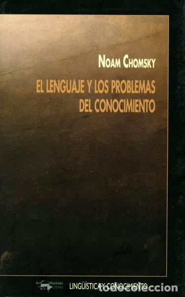 Libros: El lenguaje y los problemas del conocimiento- 9788477748526