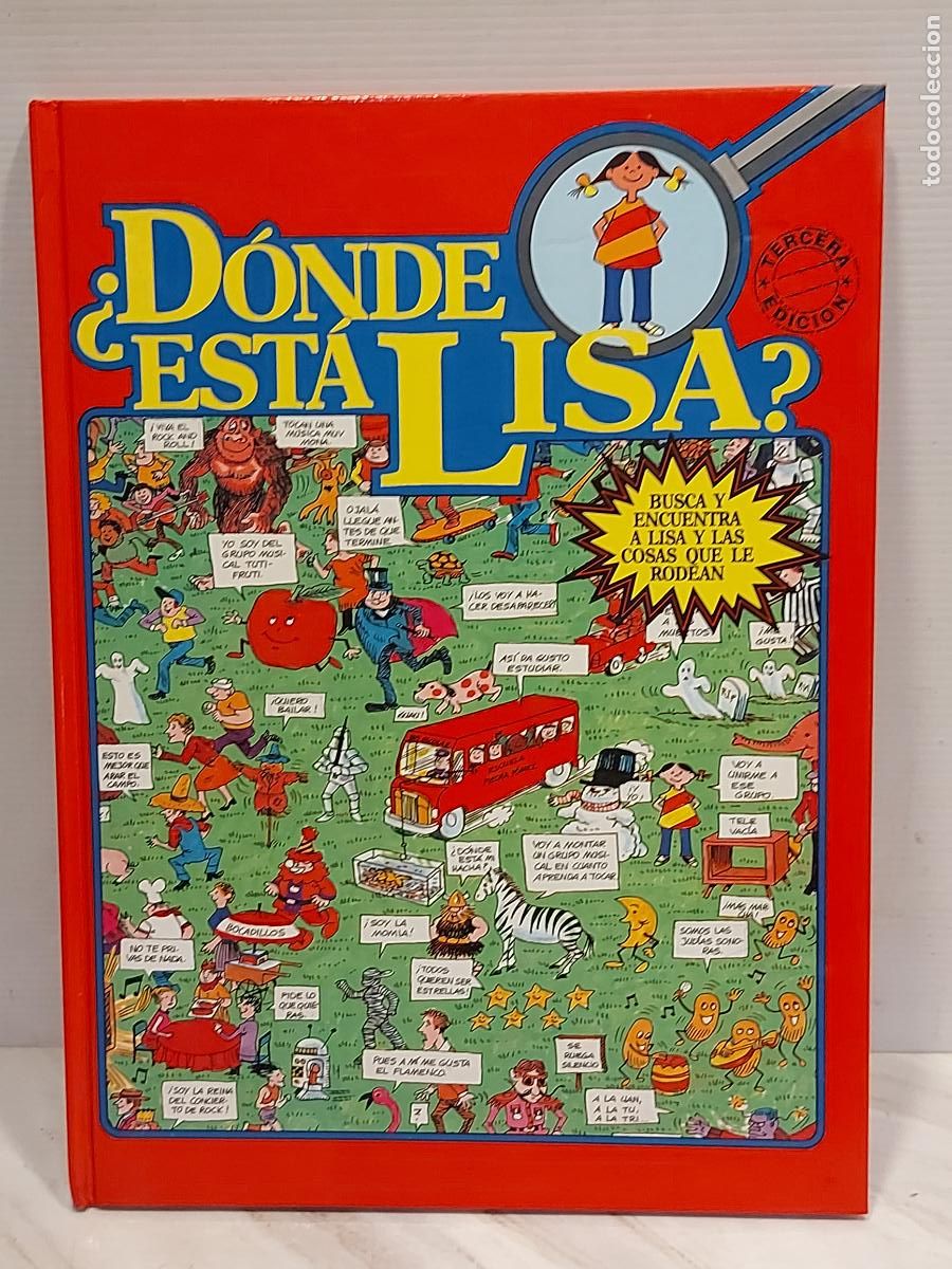 Libros: &iquest;D&Oacute;NDE EST&Aacute; LISA? | ANTHONY TALLARICO | EDICIONES B 1993 | LIBRO JUEGO ILUSTRADO