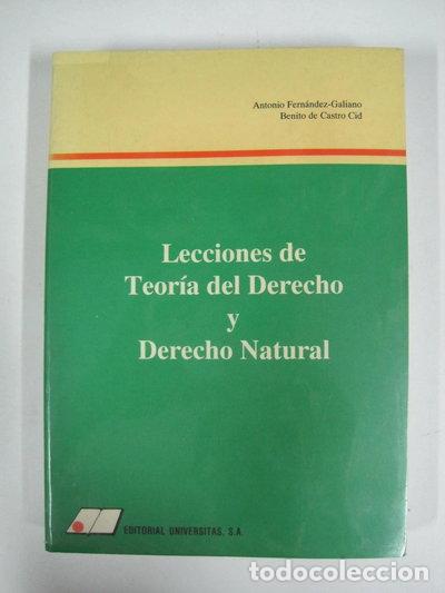 Libros: Lecciones de Teor&iacute;a del Derecho y Derecho Natural- 9788479910082