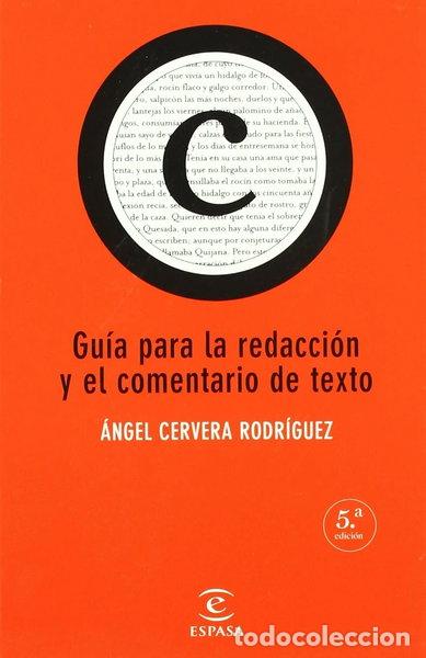 B&uuml;cher: Gu&iacute;a para la redacci&oacute;n y el comentario de texto- 9788423991969