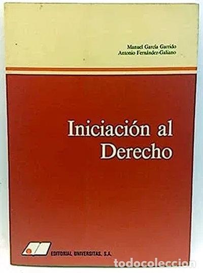 books: Iniciaci&oacute;n al derecho- 9788479910044