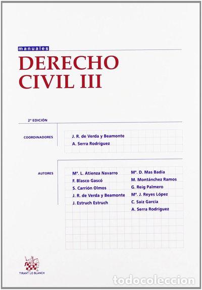 Libros: Derecho civil III- 9788490331644