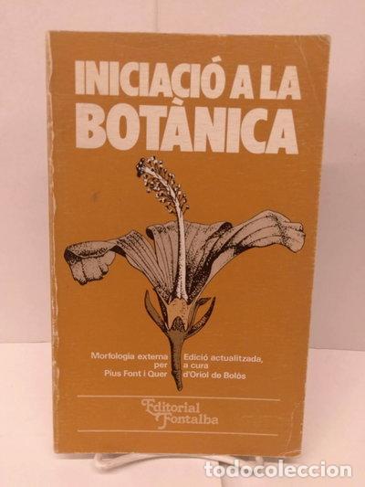 Libros: Iniciaci&oacute; a la bot&agrave;nica- 9788485530083