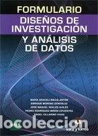 Libros: Formulario de Dise&ntilde;os de investigaci&oacute;n y an&aacute;lisis de datos- 9788415550617