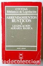 Livros em segunda m&atilde;o: Arrendamientos r&uacute;sticos y legislaci&oacute;n agraria b&aacute;sica- 9788447012718