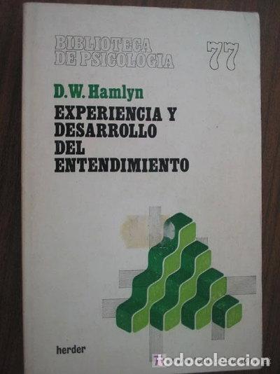 Libros: Experiencia y desarrollo del entendimiento- 9788425411489