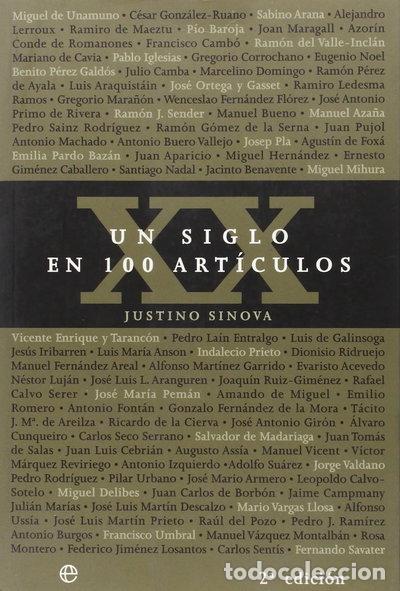 Libros: Un siglo en 100 art&iacute;culos- 9788497340311