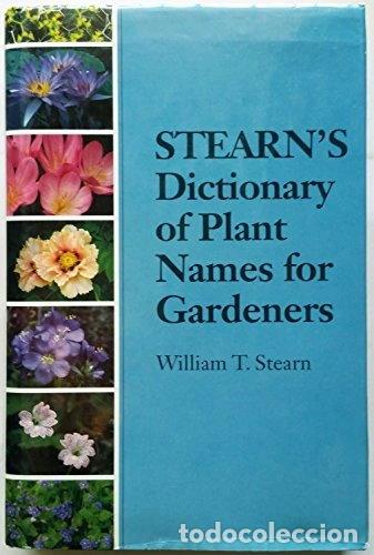 books: Stearn's Dictionary of Plant Names for Gardeners- 9780304341498