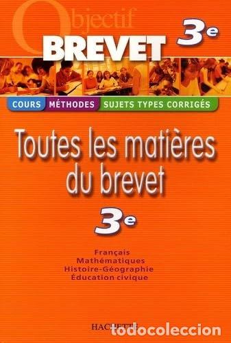 Libri di seconda mano: Toutes les mati&egrave;res du brevet 3e- 9782011693198