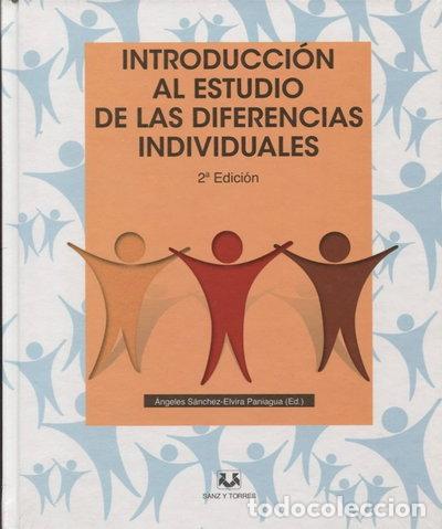 Libros: Introducci&oacute;n al estudio de las diferencias individuales- 9788496094505