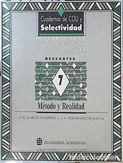 Livros em segunda m&atilde;o: Descartes. M&eacute;todo y realidad- 9788420522661