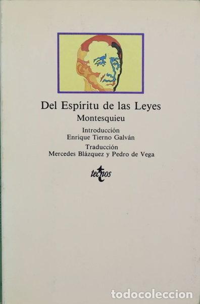 B&uuml;cher: Del Esp&iacute;ritu de las Leyes- 9788430911363