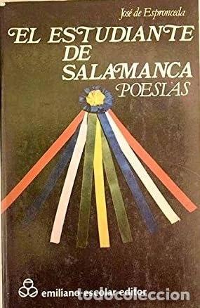 Livres: El estudiante de Salamanca. Poes&iacute;as- 9788473930734