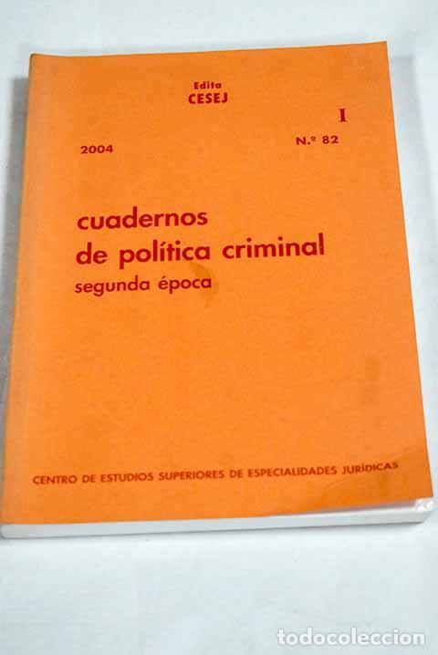 Libros: Cuadernos de politica criminal. N&ordm; 82