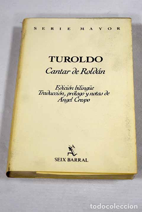 B&uuml;cher: Cantar de Rold&aacute;n: : Seix Barral.
