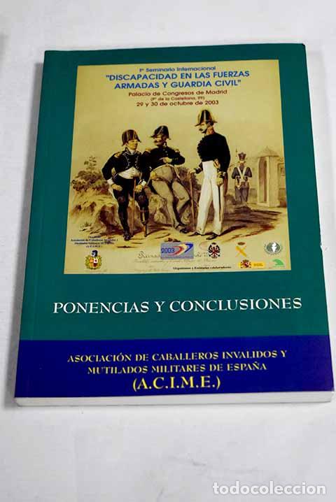 Libros: I Seminario Internacional Discapacidad en las Fuerzas Armadas y Guardia Civil