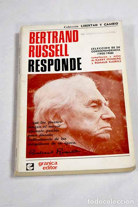 Libri di seconda mano: Bertrand Russell responde.- Russell, Bertrand