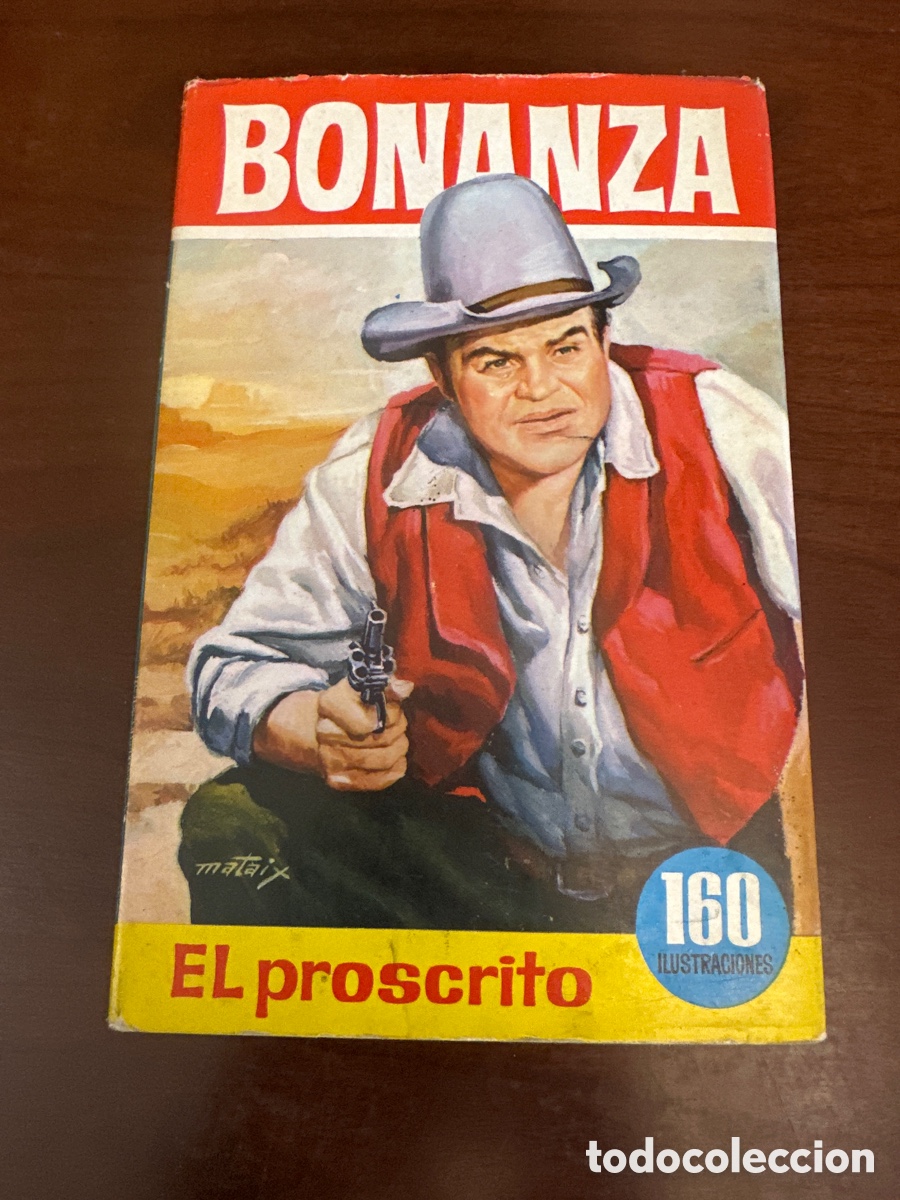 Libros: BONANZA. EL PROSCRITO. COLECCI&Oacute;N HEROES. N&ordm; 40. 160 ILUSTRACIONES. BRUGUERA
