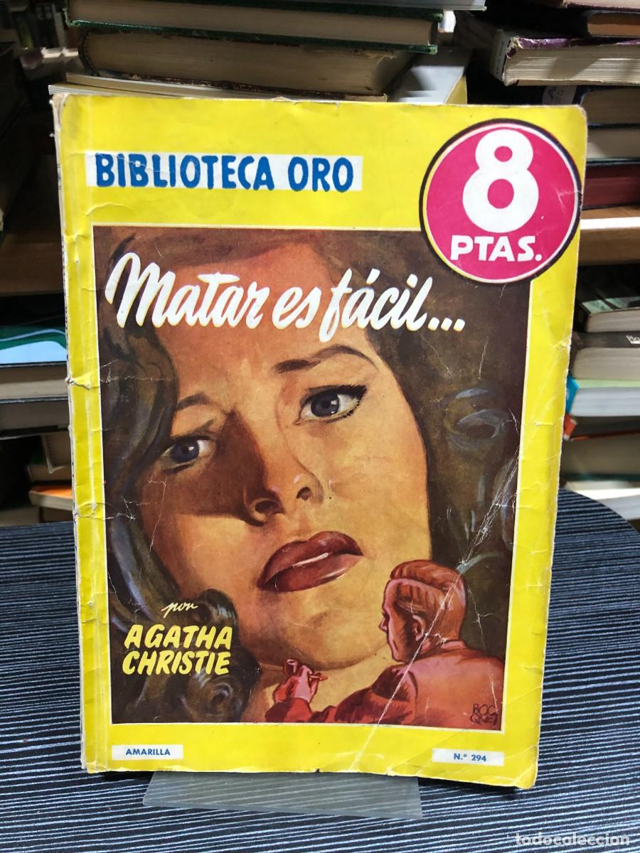 Libros: Matar es f&aacute;cil... Agatha Christie