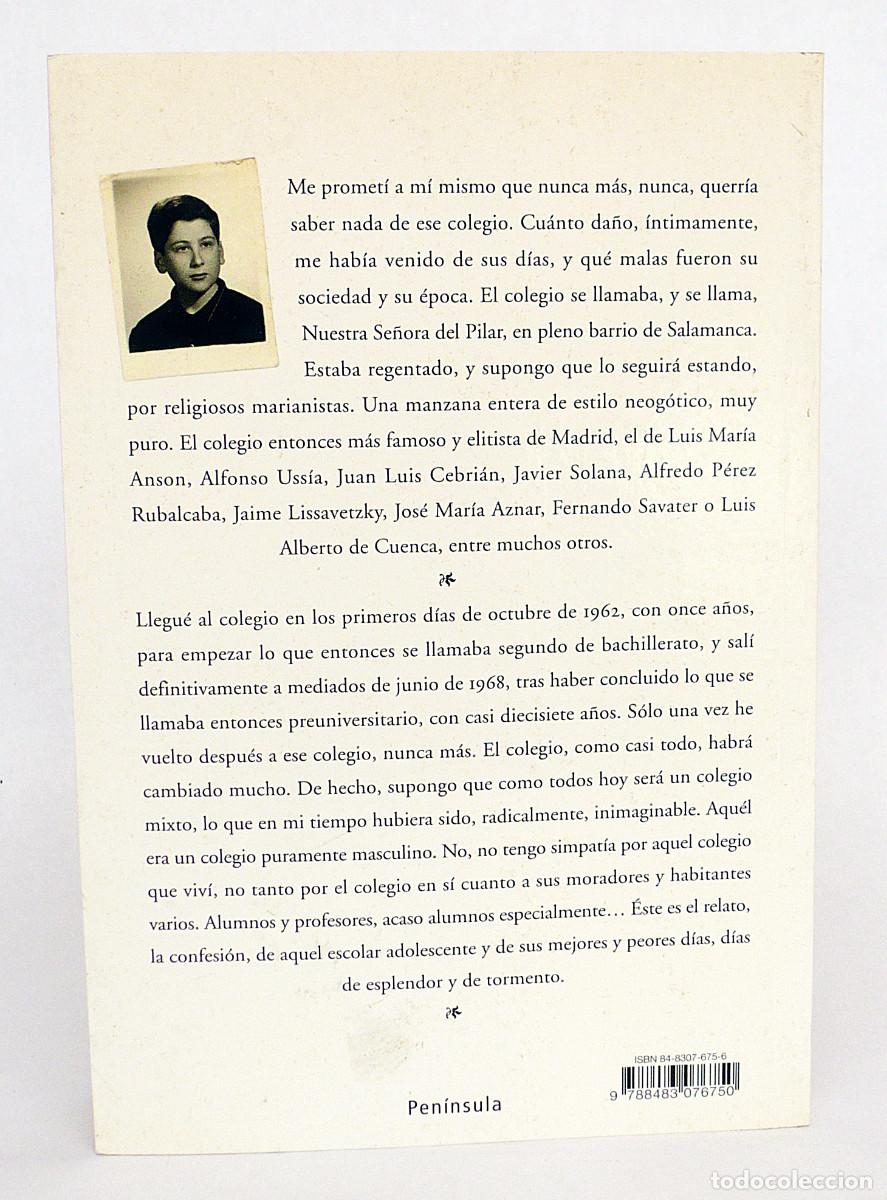Libros: Luis Antonio de Villena, Mi colegio - Foto 2