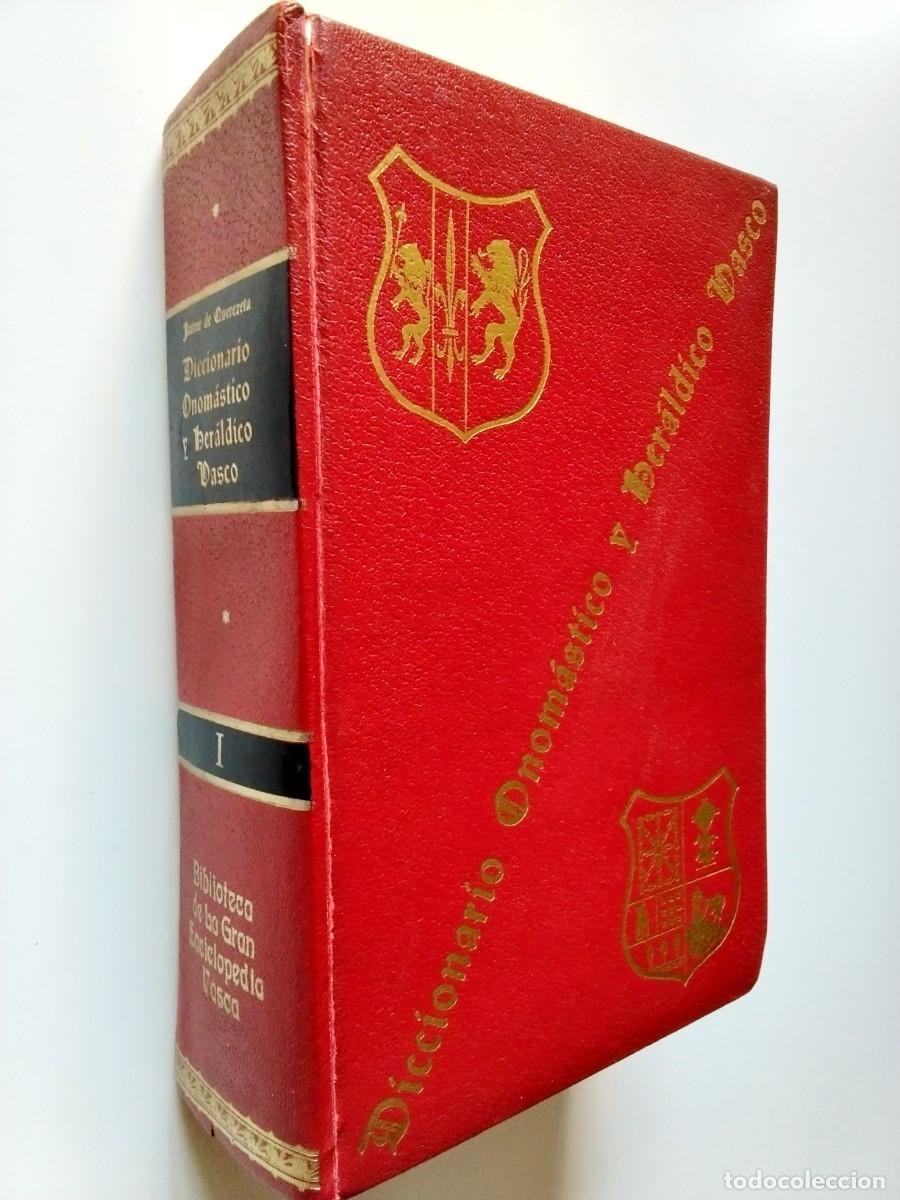 books: Jaime de Querexeta - Diccionario onom&aacute;stico y her&aacute;ldico vasco. Tomo I