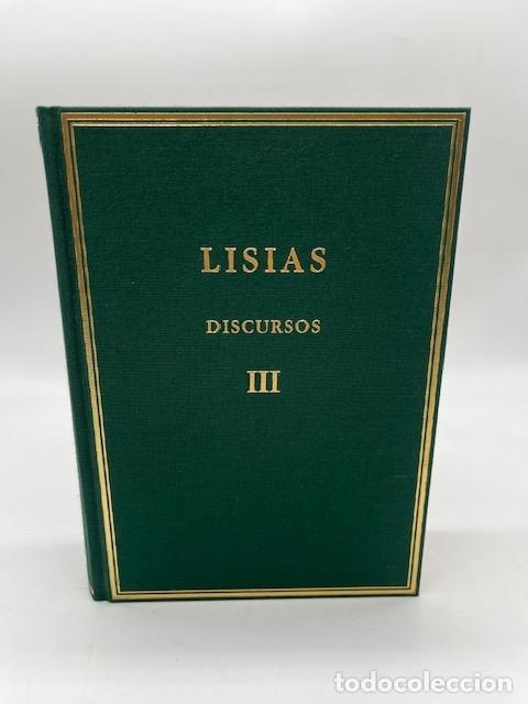 Livros em segunda m&atilde;o: LISIAS - Discursos III.