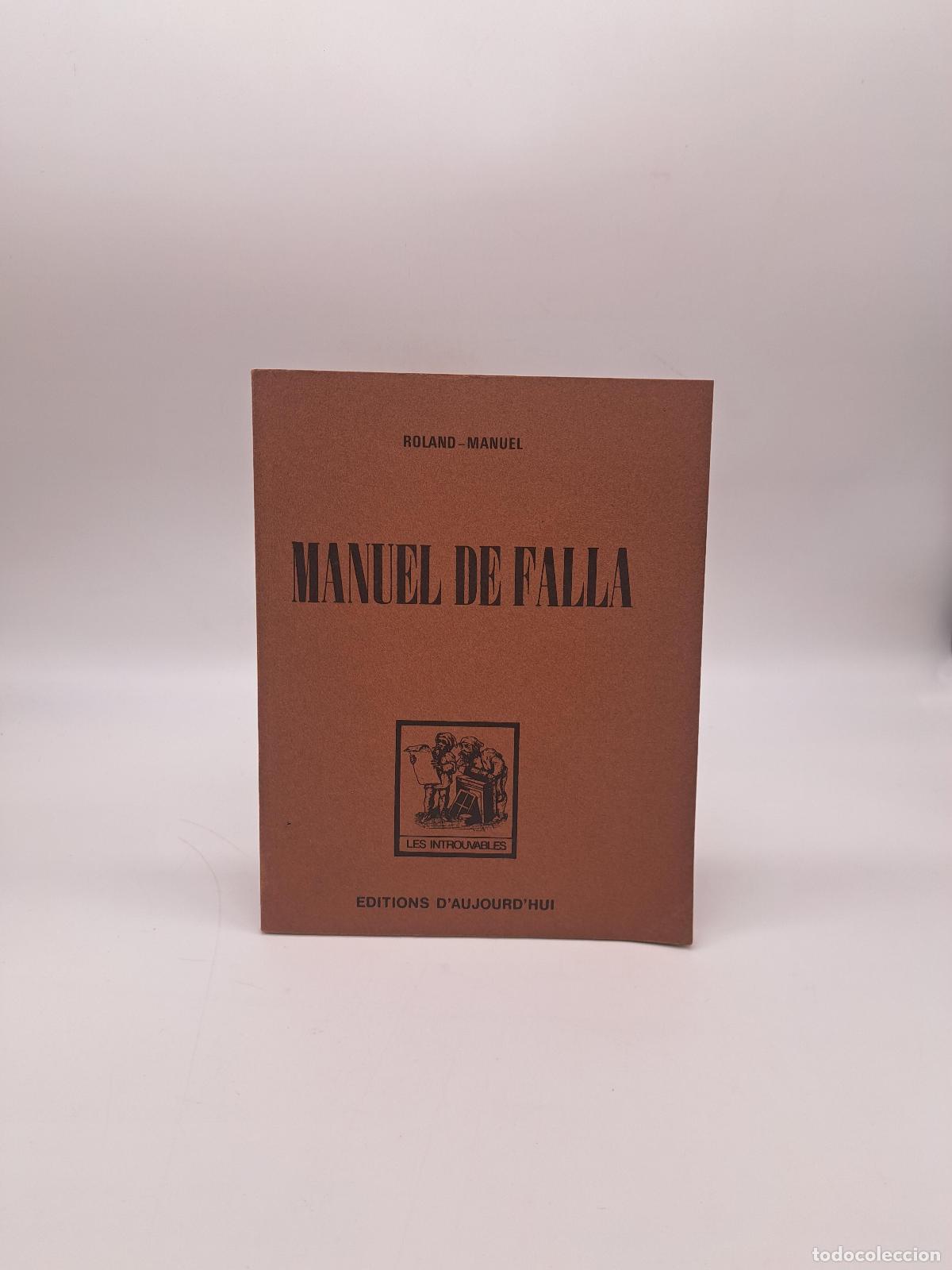 Livros em segunda m&atilde;o: ROLAND-MANUEL. - Manuel de Falla.