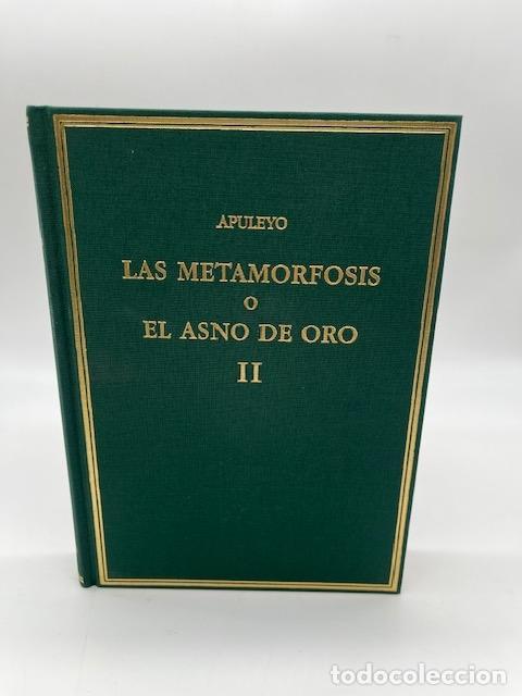 Libros: APULEYO, Lucio. - Las metamorfosis o el asno de oro. Volumen II.