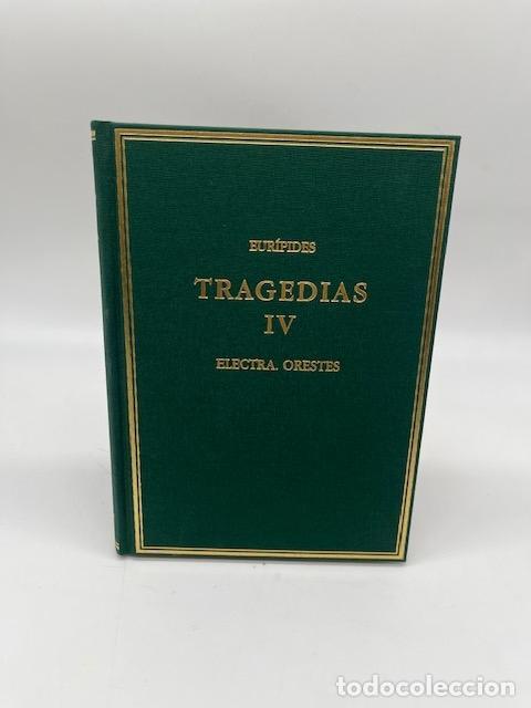 Libros: EUR&Iacute;PIDES. - Tragedias IV. Electra. Orestes.