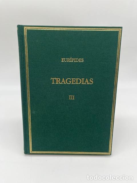 Libros: EUR&Iacute;PIDES. - Tragedias III. Medea. Hip&oacute;lito.