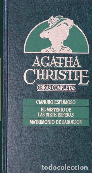 Libros: Cianuro espumoso ; El misterio de las siete esferas ; Matrimonio de sabuesos- 9788476340653